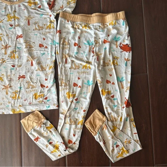 Little Sleepies Disney The Lion King Kids PJ Set Size 7-8 - Picture 5 of 6